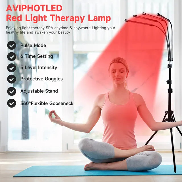 LED Tripod Red, Blue & Near Infrared Light Therapy Device